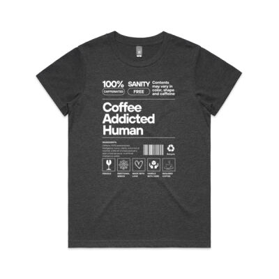 Women's Coffee Addict Tee 2 Thumbnail